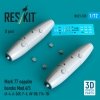 RESKIT RS72-0579 Mark 77 napalm bombs Mod.4/5 (2pcs) (A-4, A-26K, F-4, AV-8B, F/A-18) (3D Printed) (1/72)